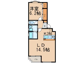 間取図 覚王山ＪＯＹ　ＢＯＸ３