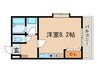 ソフィア 1Rの間取り