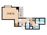 ソフィア 1Kの間取り