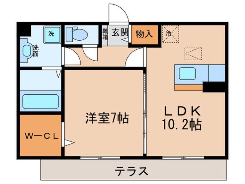 間取図 セジュールクレア