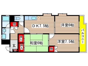 間取図 パラシオン豊岡