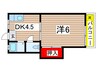 シティ－ビュ－瑞穂 1DKの間取り