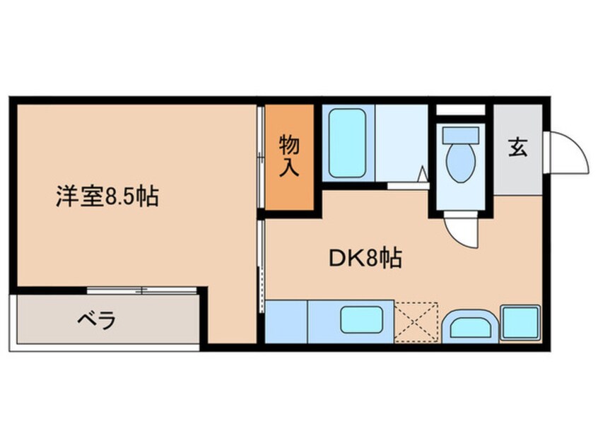 間取図 ＳＤ中部大学前