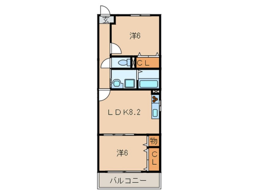 間取図 アスナロ２１