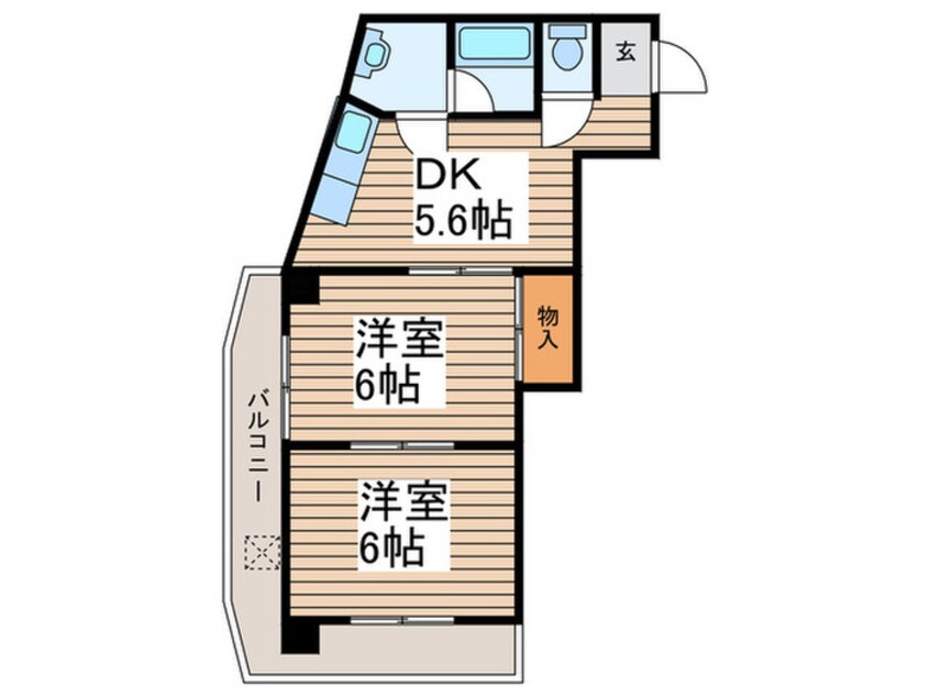 間取図 桑山ビル