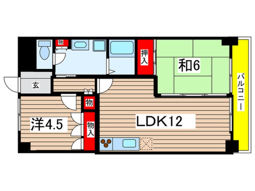 間取図 Ｈ・Ｓ　ＴＯＷＮ