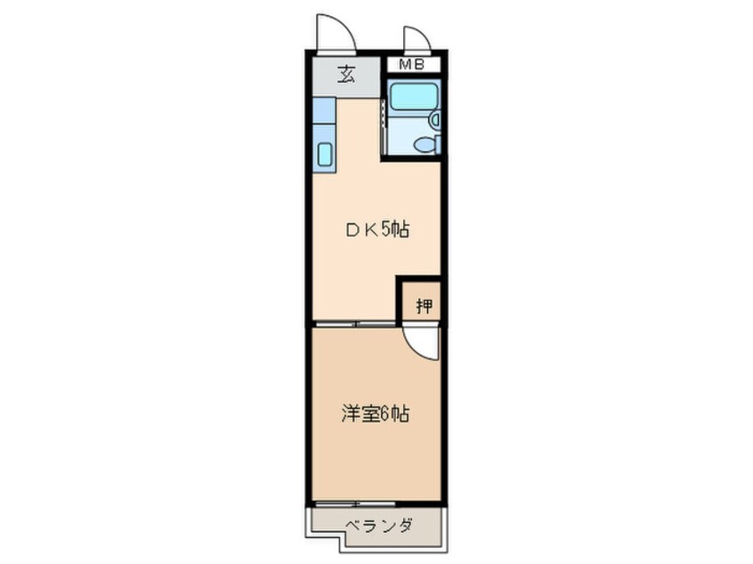 間取図 ビラ三秀中山