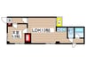 サンシティ瓦町(303) 1LDKの間取り