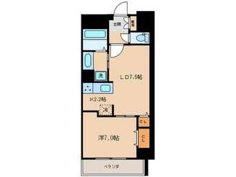 間取図 カスタリア新栄Ⅱ