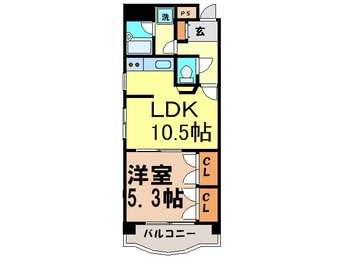 間取図 ゲストハウスレインボー伏見
