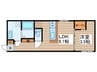Amirl Premier Heian-dori 1LDKの間取り