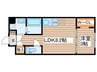 Amirl Premier Heian-dori 1LDKの間取り