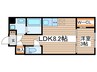 Amirl Premier Heian-dori 1LDKの間取り