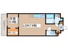 Amirl Premier Heian-dori 1LDKの間取り