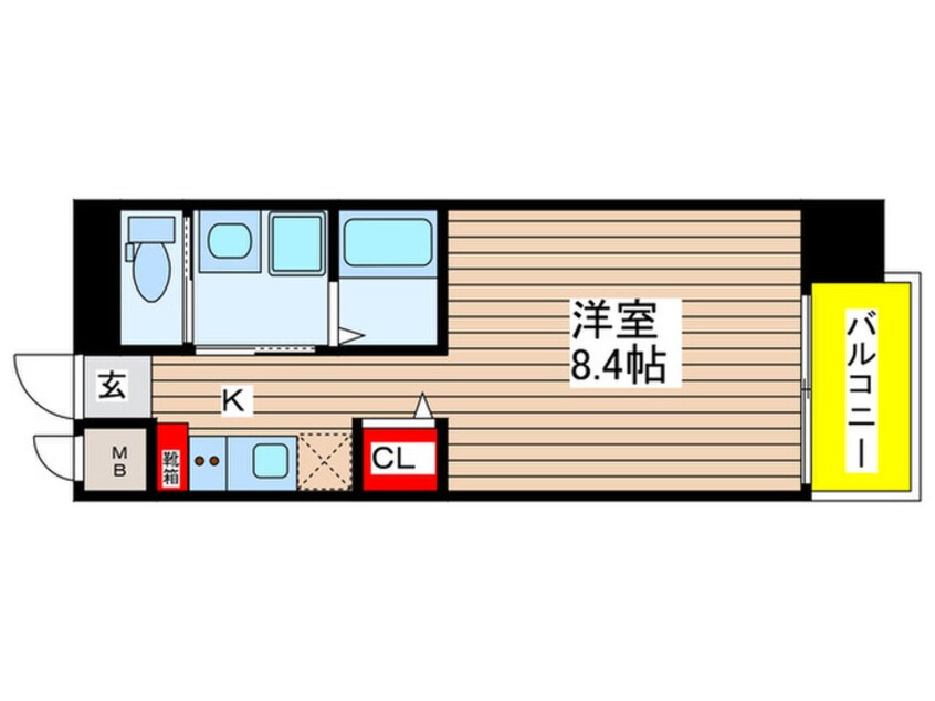 間取図 ピーステン名駅南