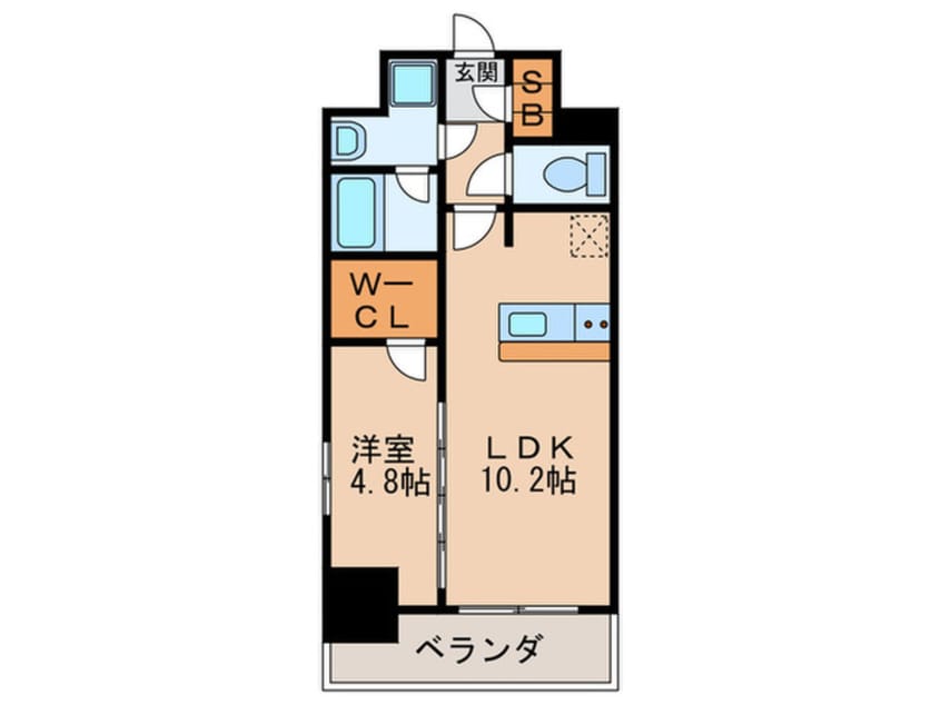 間取図 ディアレイシャス浅間町