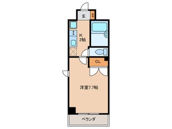 間取図 Deux ShellpourⅠ