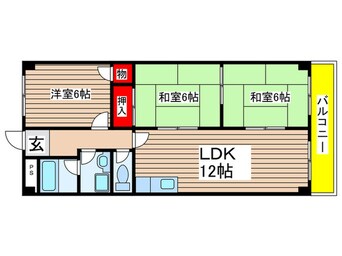 間取図 コ－ポ焼山