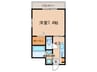 UNROOM 1Kの間取り