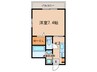 UNROOM 1Kの間取り