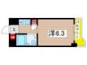 ドール八事富士見 1Rの間取り