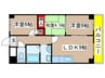 レジディア日比野 3LDKの間取り