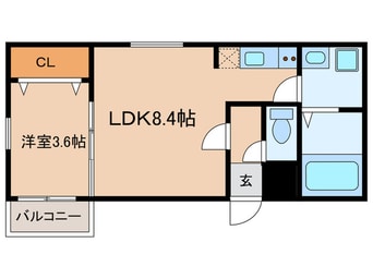 間取図 Ｌｉｎｏ‘ａ栄生