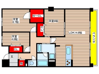 間取図 CORTILE MARUFUKU