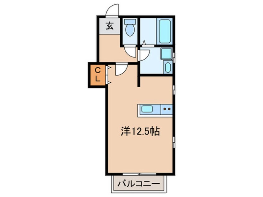 間取図 クリスタル小牧