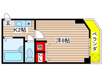 間取図 テレサイト植田１９９０