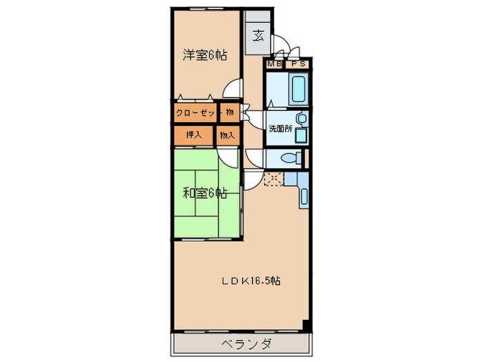 間取り図 ベルビレッジ上汐田