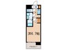 S-RESIDENCE上前津 1Kの間取り