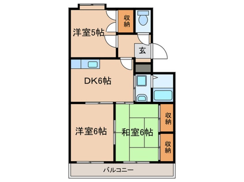 間取図 中根ビル