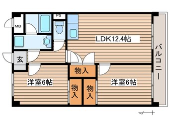 間取図 レ－ジュ中根