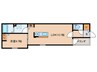 DEVELD水切 1LDKの間取り