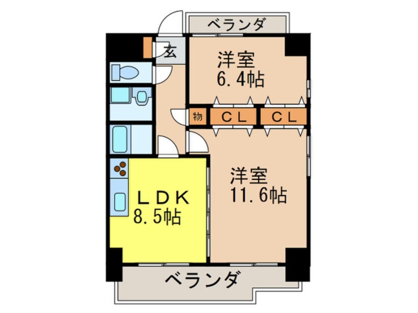 間取図 MERIDIAN