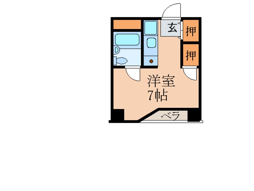 間取図 ベルモア堀詰