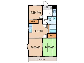 間取図 メゾンカトレア