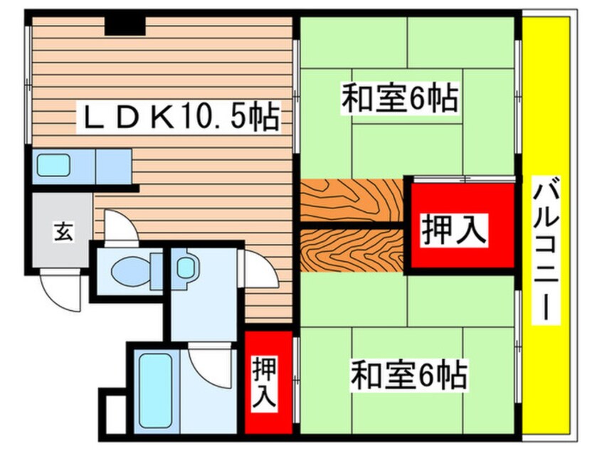 間取図 レジデンス大代