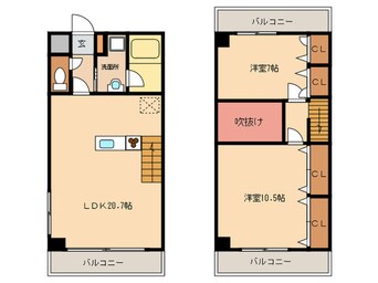 間取図 ＣａｓａＥＬＥＶＡＴＯⅡ