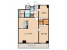 ＣａｓａＥＬＥＶＡＴＯⅡ 2LDKの間取り