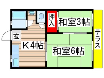 間取図 みのる荘