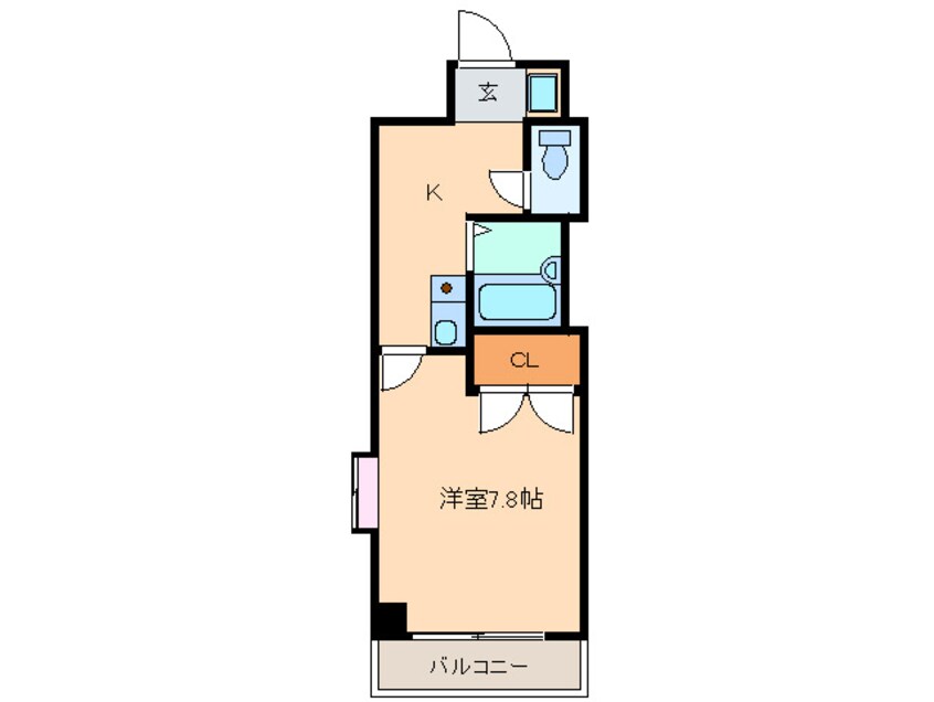 間取図 シティライフ名駅