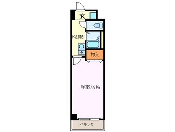 間取図 シティライフ名駅