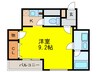 フィーブルサカエ 1Kの間取り