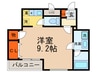フィーブルサカエ 1Rの間取り