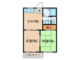 間取図 サンビレッジ　C