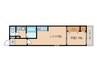 maison de vallee 1LDKの間取り