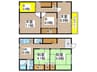 熱田区二番戸建 4DK+Sの間取り