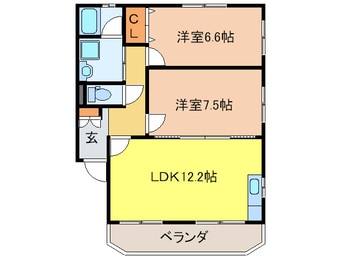 間取図 ベルハウス